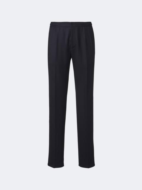 RUBINACCI Virgin wool straight pants