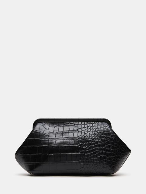 STEVE MADDEN NOVAK BAG BLACK CROCODILE