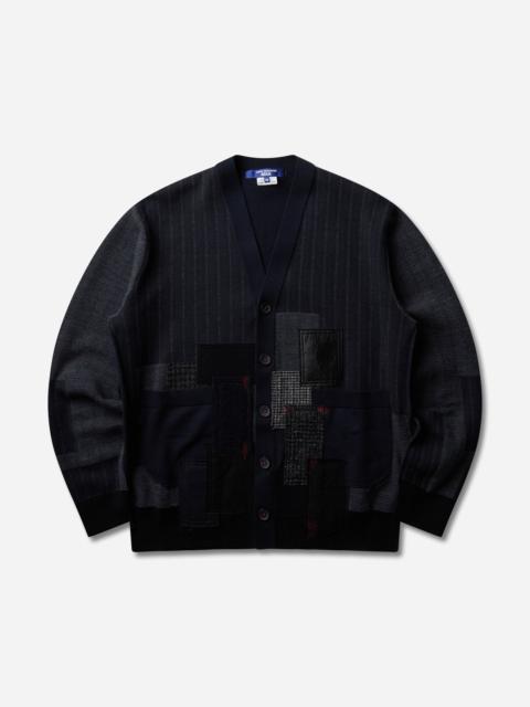 Junya Watanabe MAN Men's Patchwork Cardigan Navy