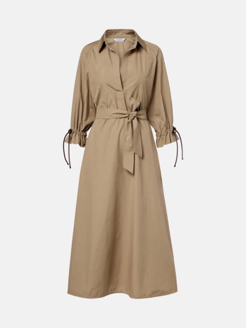 Max Mara Mirto cotton midi dress