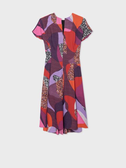 Paul Smith Pink 'Botanical Collage' Dress