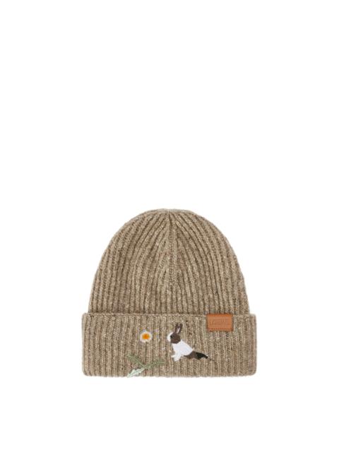 Loewe Bunny beanie in wool
