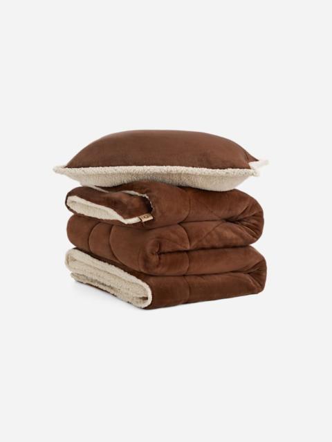 UGG ® Avery Comforter Set Twin/TXL Polyester Bedding in Chestnut/Cream