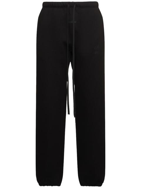 Essential cotton blend sweatpants