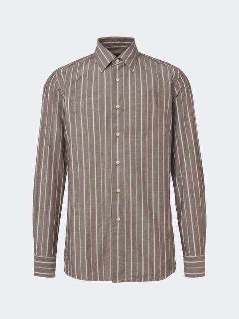 SLOWEAR Striped cotton shirt