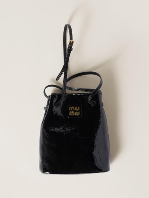 Miu Miu Naplak patent leather pouch