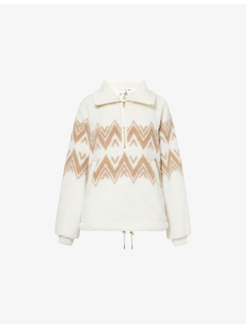 VARLEY Hendrik Relaxed-Fit Sherpa Sweatshirt