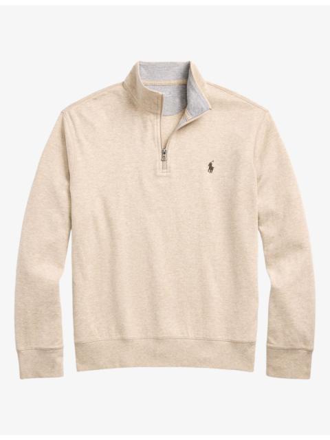 Polo Ralph Lauren Brand-Embroidered Half-Zip Jersey Sweatshirt