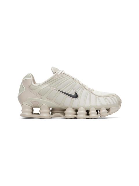 Nike Beige Shox TL Sneakers