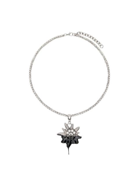 OTTOLINGER Silver Dipped Edelweiss Necklace