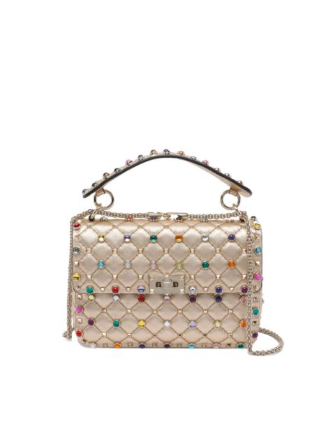 Valentino quilted laminated leather Rockstud tote bag