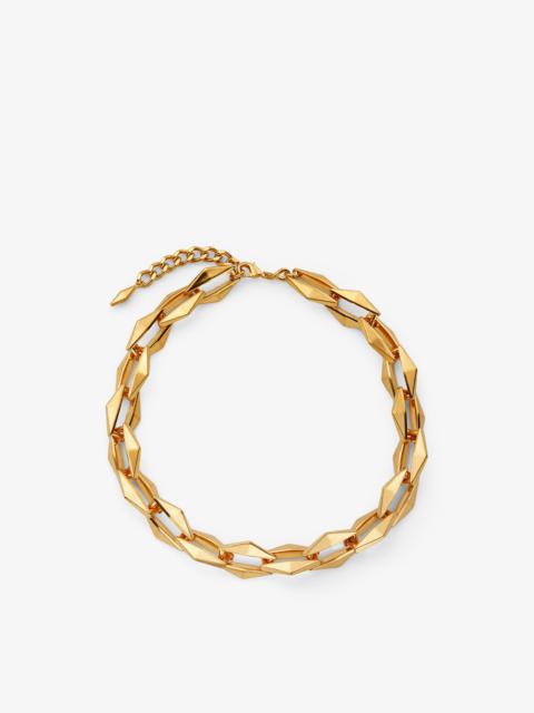 JIMMY CHOO Diamond Chain Necklace
Gold-Finish Diamond Chain Necklace