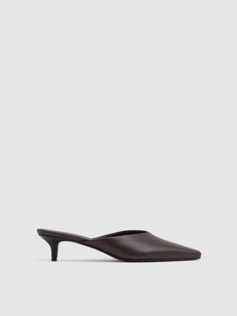 ST. AGNI Pointed Mule Heel - Coffee