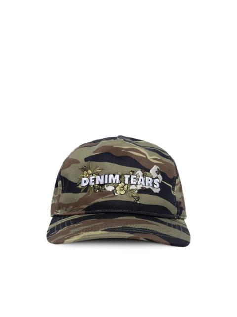 DENIM TEARS Floral Logo Trucker hat