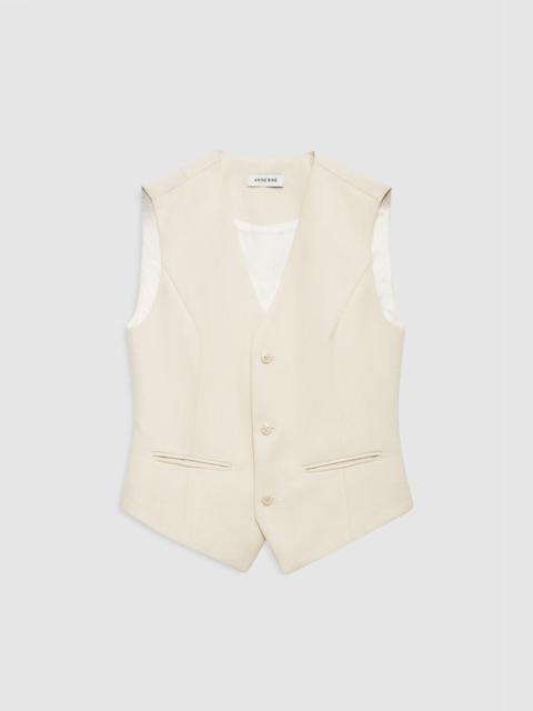ANINE BING Mario Vest - Ecru