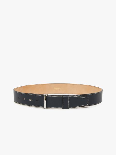 Max Mara BELTLOOP40 Leather twin-fastening belt