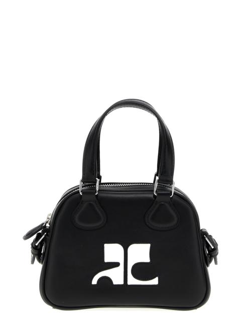 courrèges 'Mini Leather Bowling Bag' handbag