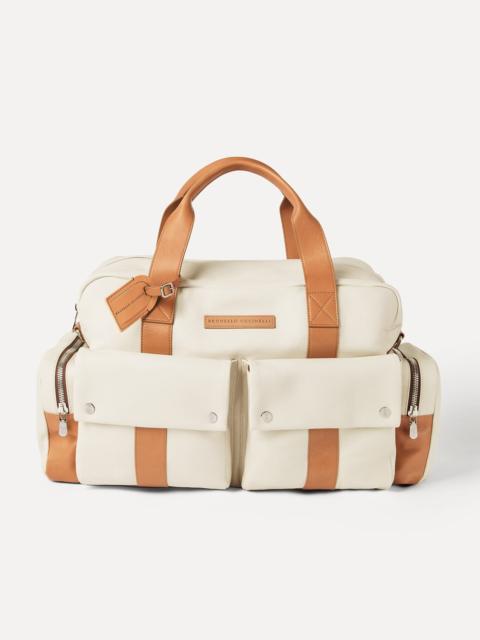 Brunello Cucinelli Grained calfskin leisure bag