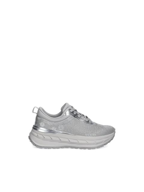 GUESS USA Runit3 logo metallic trim sneakers