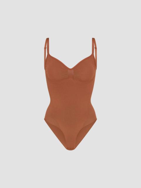SKIMS Women's Seamless Sculpt Brief Bodysuit - Bronze