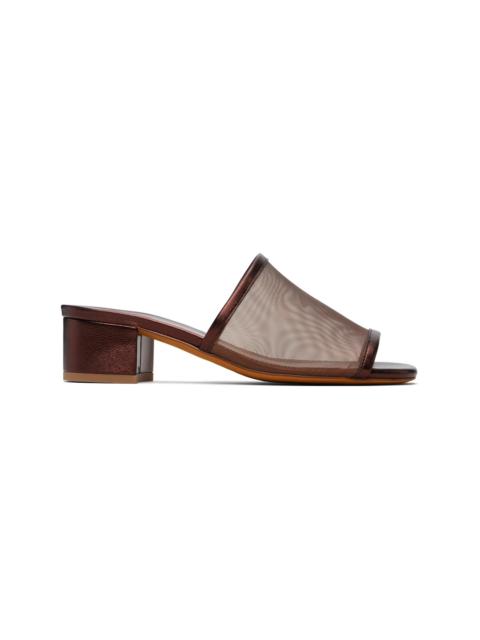 MARYAM NASSIR ZADEH Brown Sophie Heeled Sandals
