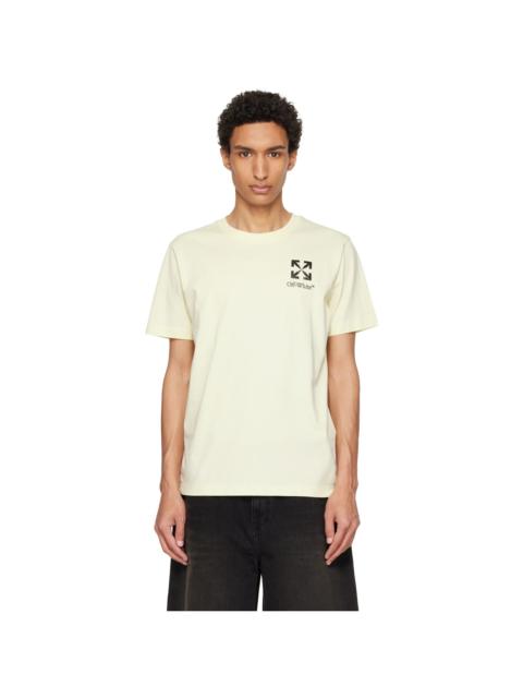 Off-White Yellow Small Arrow Slim T-shirt