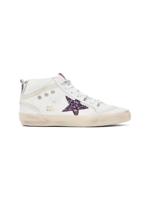 Golden Goose White Mid Star Sneakers