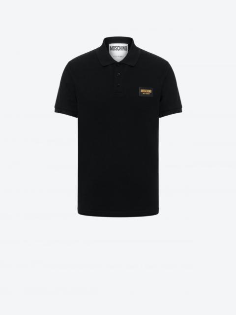 Moschino MOSCHINO LABEL PIQUET POLO-SHIRT
