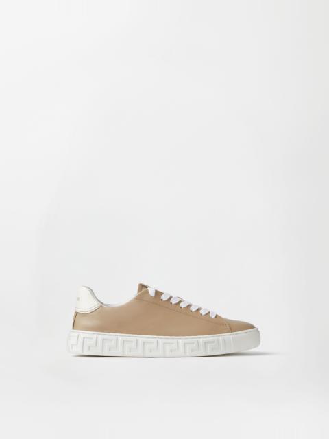 VERSACE Greca Leather Sneakers