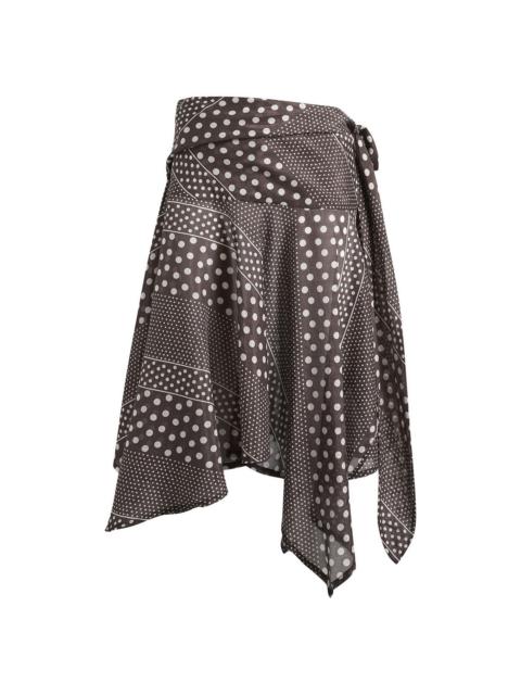 DAMSON MADDER. Damson Madder Parker Sash Skirt