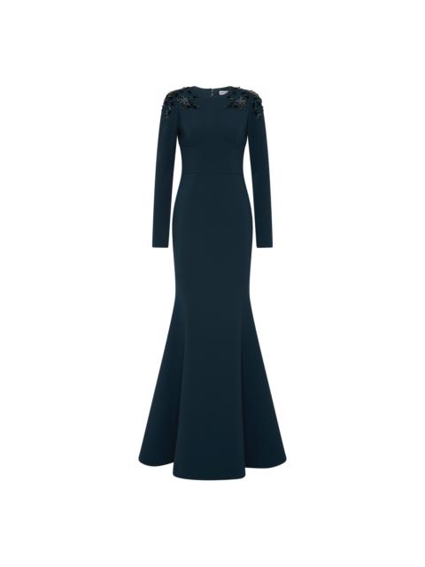 REBECCA VALLANCE Adrienne Long Sleeve Gown