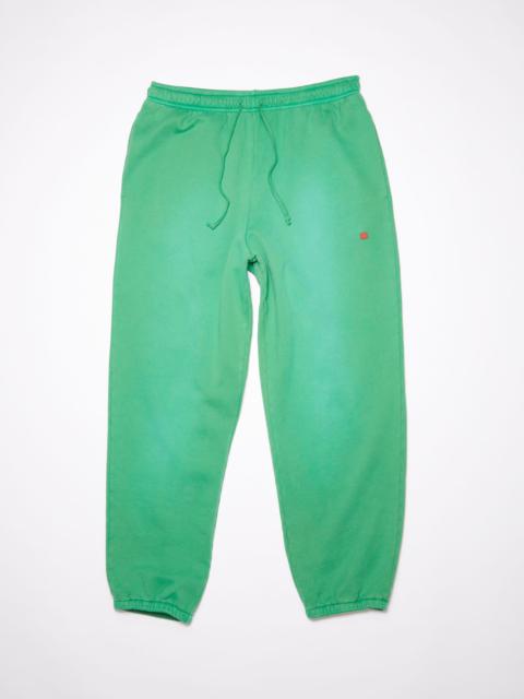 Acne Studios Cotton sweatpants - Grass green