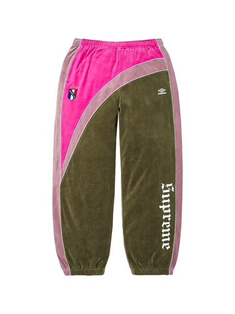 Supreme Umbro Velour Track Pants "FW26 - Olive" SU28559