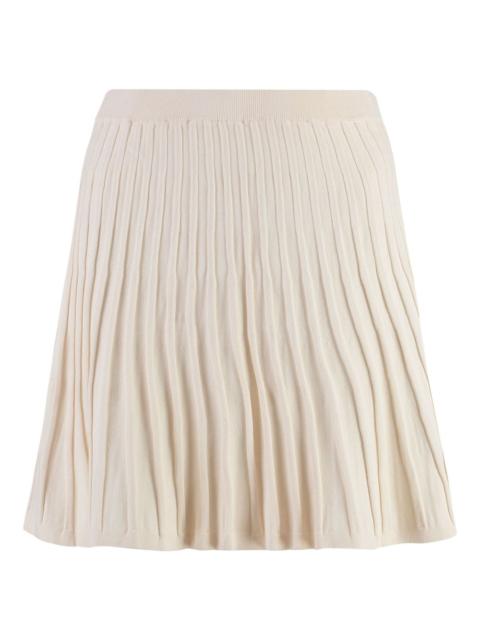Yves Salomon plissé-effect mini skirt