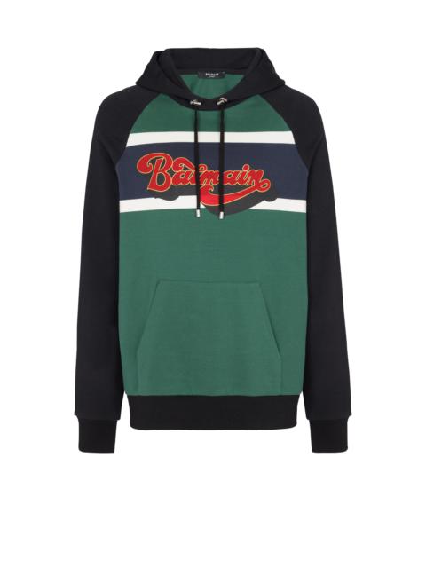 Balmain Balmain retro '70s hooded sweatshirt