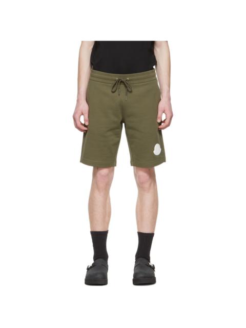 Moncler Khaki Cotton Shorts
