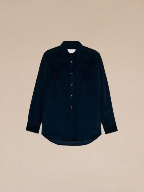 Oversize Overshirt With Patch Pocket