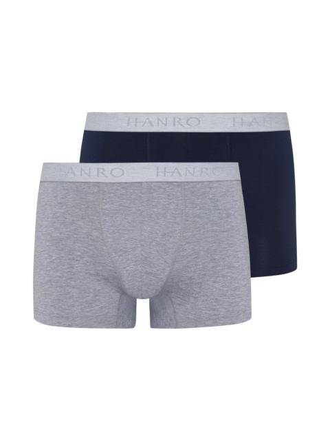 HANRO Cotton Essentials 2-Pack Cotton Boxer Briefs
