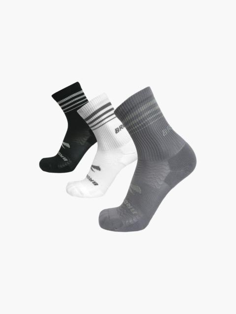 BROOKS Run-In Crew 3-Pack