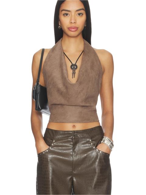 LAMARQUE x REVOLVE Ruth Faux Suede Halter Top