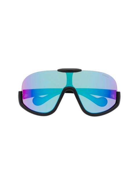 shield-frame sunglasses