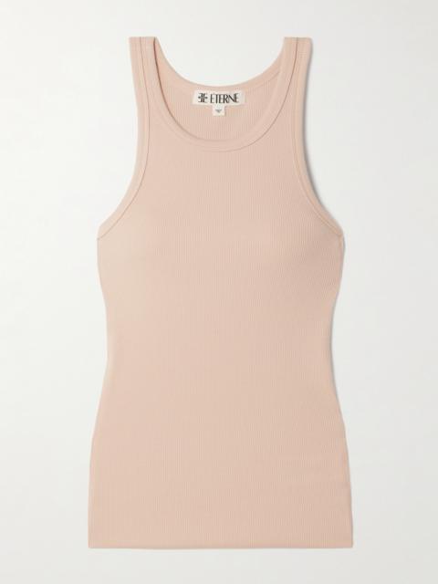 ÉTERNE Ribbed Stretch-jersey Tank