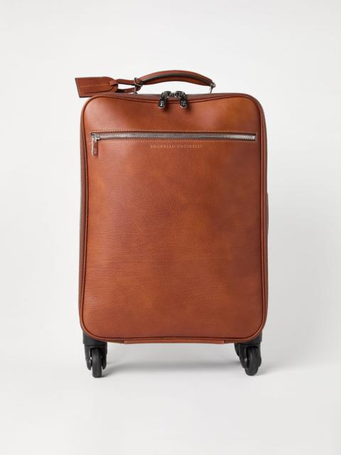Brunello Cucinelli Grained calfskin suitcase
