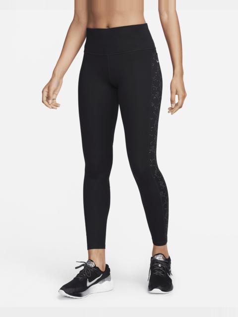 Nike Fast Women's Mid-Rise 7/8 Printed Leggings with Pockets