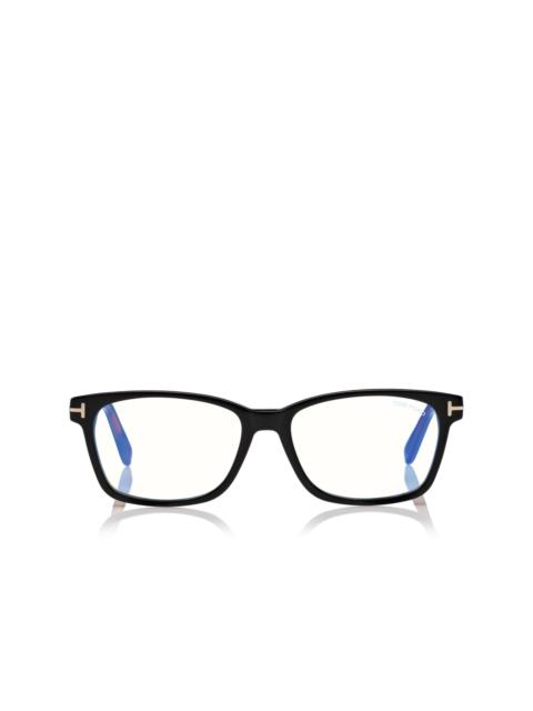 BLUE BLOCK CLASSICAL RECTANGULAR OPTICALS