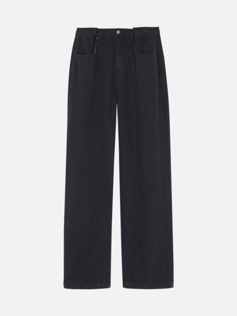 The Frankie Shop Hayla Denim Pants - Black Wash