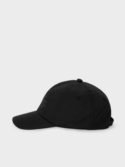 Paul Smith Black 'Floral Street' Cap