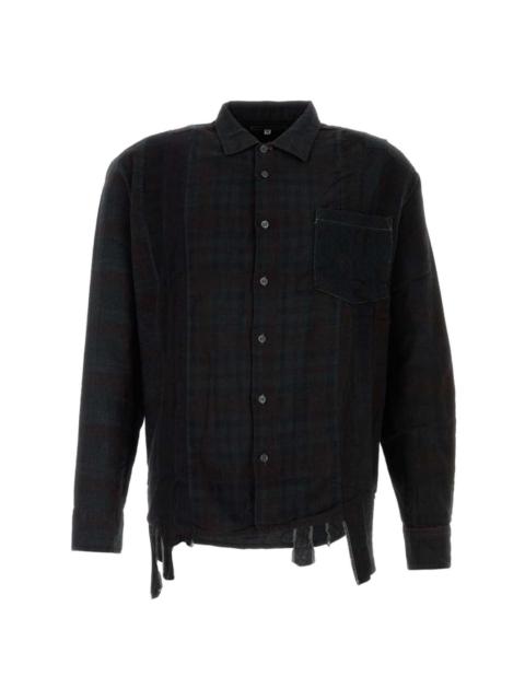 embroidered flannel shirt