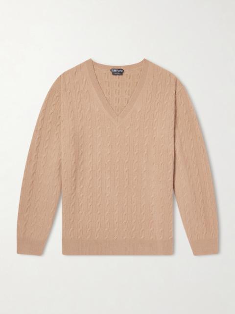 TOM FORD Cable-Knit Wool Sweater
