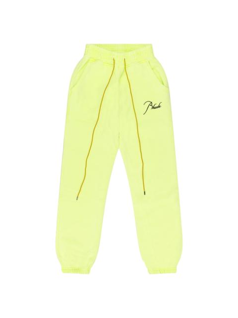 Rhude Terry Sweatpants "Green" 7600000183111